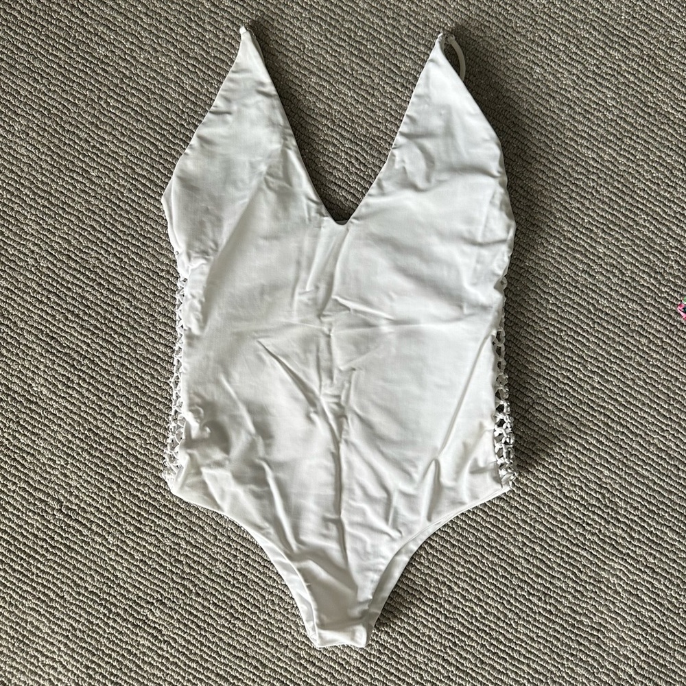 Mikoh White Bathing Suit